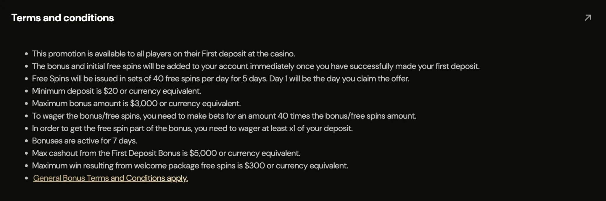 How to claim a bonus at LuckyOnes Casino