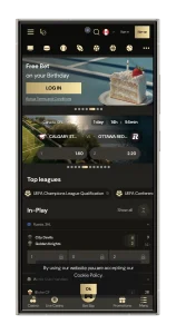LuckyOnes Casino Android app displayed on smartphone