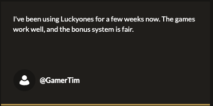 LuckyOnes Casino review summary and key features
